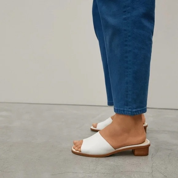 EVERLANE HEELED SANDAL SLIDES 9.5 - Picture 5 of 14